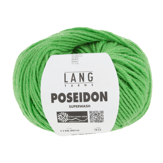 Lang Yarns Poseidon haakgaren lichtgroen - kleurrijk garen voor breien en haken