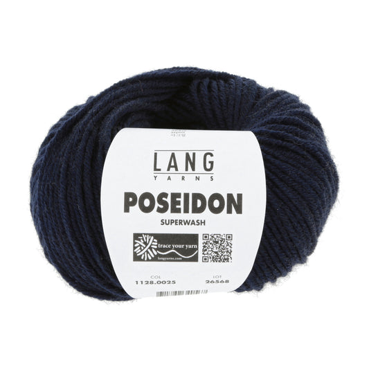 Lang Yarns Poseidon haakgaren navy - veelzijdig garen voor diverse projecten