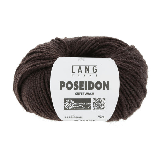 Lang Yarns Poseidon haakgaren bruin - duurzaam garen voor diverse projecten
