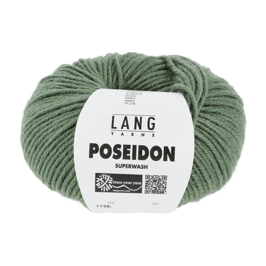 Lang Yarns Poseidon haakgaren salie - kleurrijk garen voor breien en haken