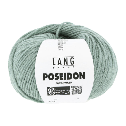 Lang Yarns Poseidon breigaren eucalyptus - stevig garen voor winterkleding