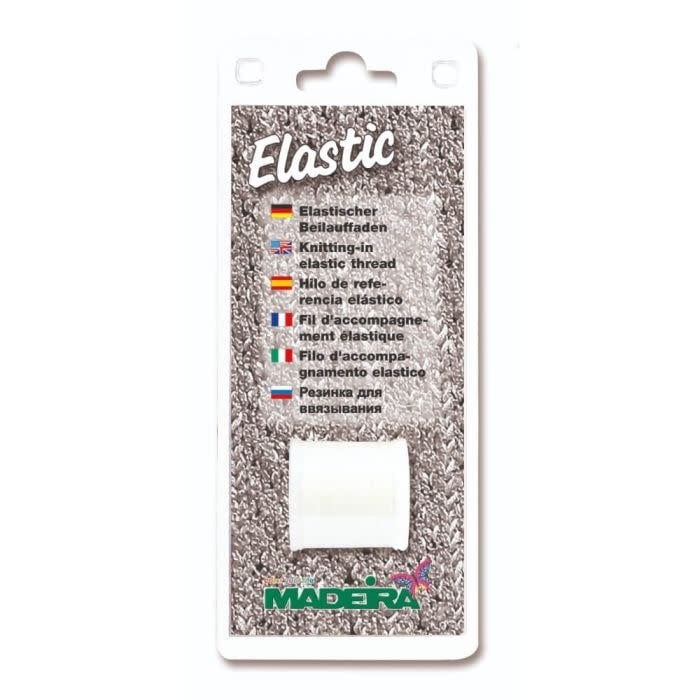 Madeira Elastic meebrei-elastiek transparant - 100% elastan voor vormvastheid