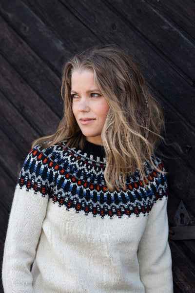 Finse truien met ronde pas - Novita