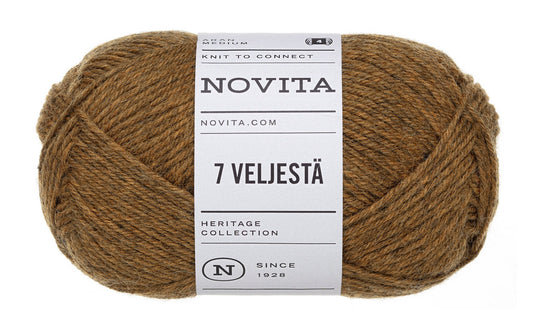 Novita 7 Brothers/7 Veljesta in copper – Ideaal voor breien en haken