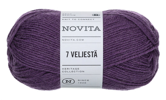 Novita 7 Brothers/7 Veljesta in crocus – Geschikt voor sokken en kledingstukken