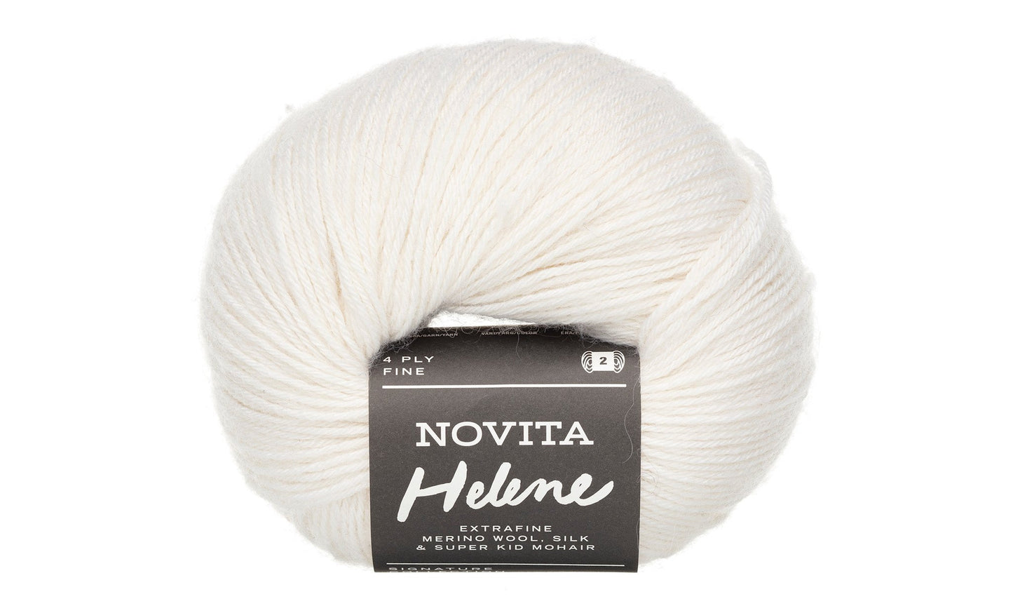 Novita Helene breigaren in veil - perfect voor kabels, kantpatronen en gladde tricotsteken