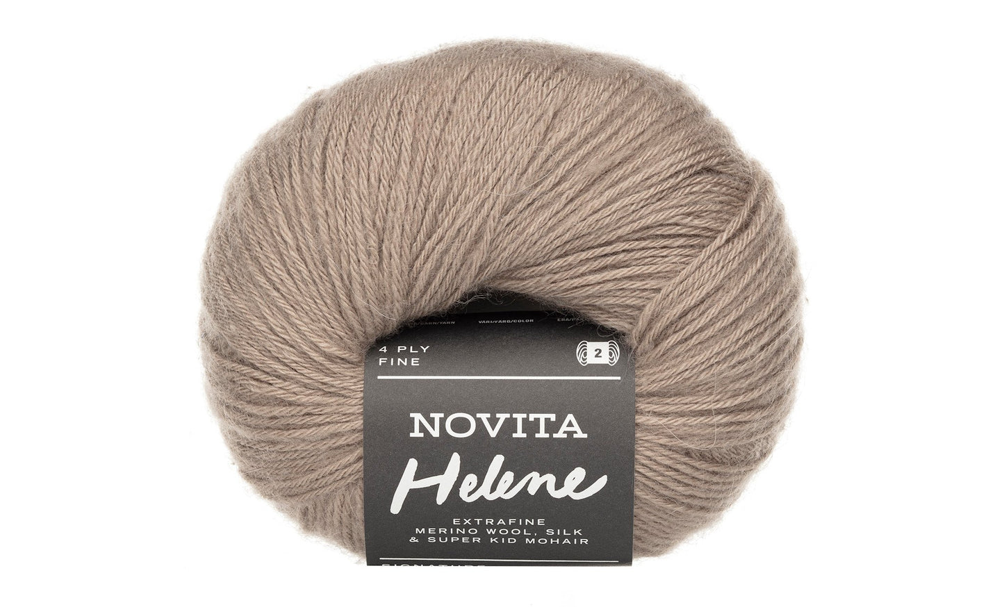 Novita Helene breigaren in sand - zacht en soepel garen met een chique uitstraling