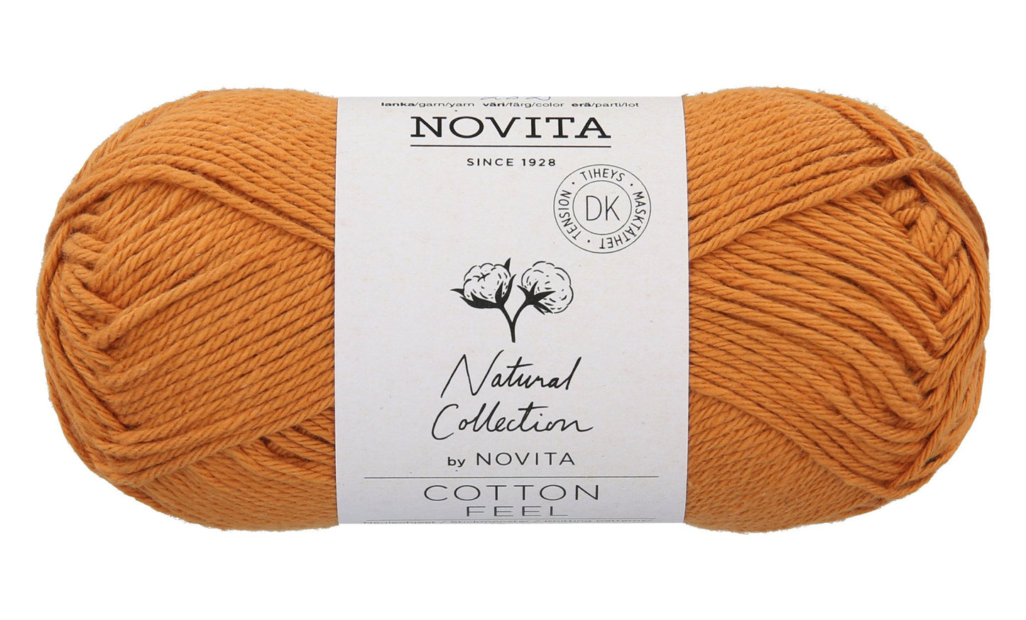 Novita Cotton Feel breigaren in Heat – zijdezacht garen voor professionele afwerking
