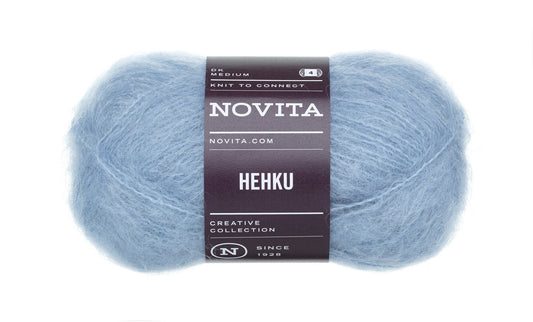 Novita Hehku Mohair breigaren in cute - luxe textuur voor warme stukken