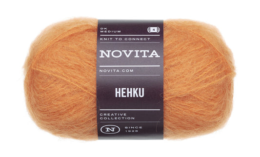 Novita Hehku Mohair breigaren in energy - zachte kwaliteit voor breiprojecten