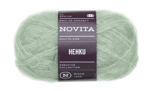 Novita Hehku Mohair breigaren in fresh - luxe textuur voor warme stukken