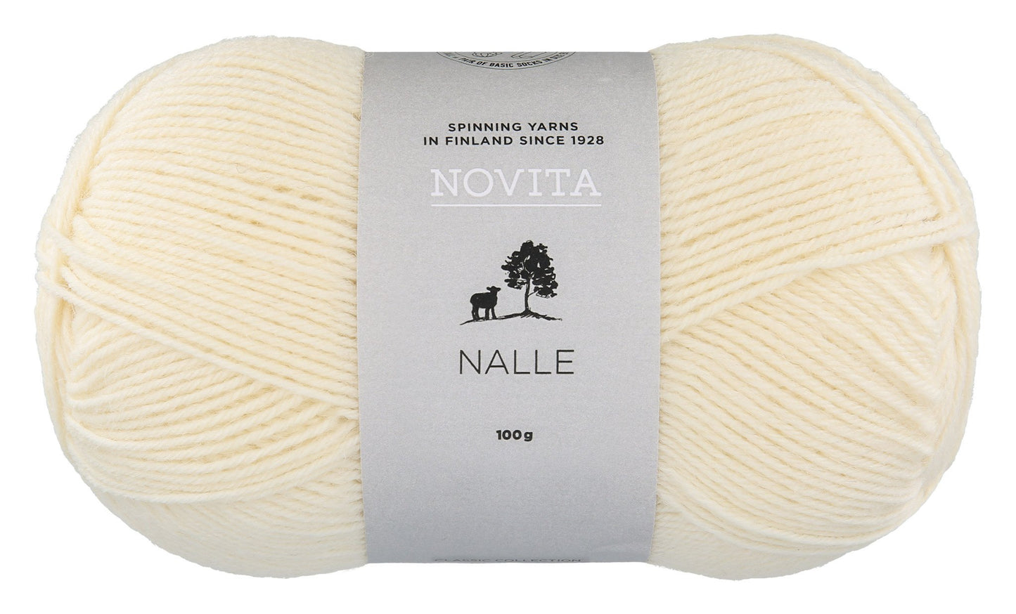 Novita Nalle sokkengaren in gebroken wit - Ideaal voor sokken en accessoires