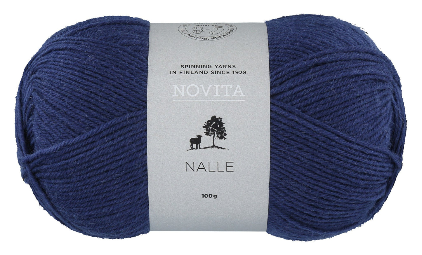 Novita Nalle sokkengaren in rapid - Diepe blauwe kleur voor moderne projecten