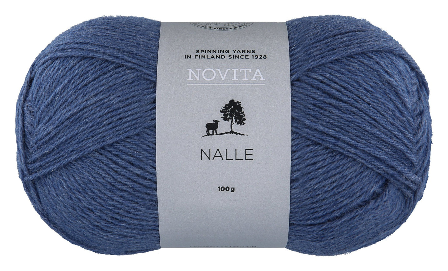 Novita Nalle sokkengaren in jeansblauw - Klassieke kleur voor sokken en truien