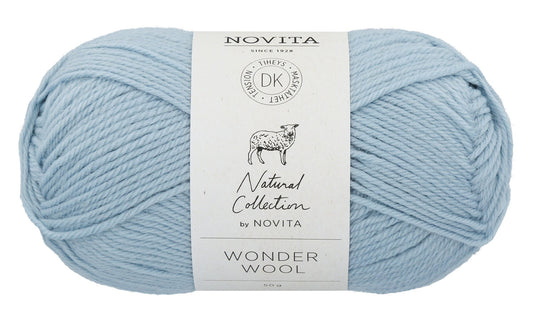 Novita Wonder Wool DK in Soul 50gr. - Zacht en duurzaam 100% wolgaren voor breien en haken