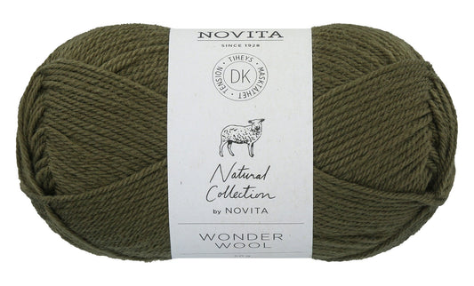 Novita Wonder Wool DK in Nature 50gr. - Zacht en duurzaam 100% wolgaren voor breien en haken