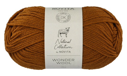 Novita Wonder Wool DK in Bolete 50gr. - Zacht en duurzaam 100% wolgaren voor breien en haken
