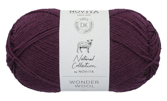 Novita Wonder Wool DK in Gerbera 50gr. - Zacht en duurzaam 100% wolgaren voor breien en haken
