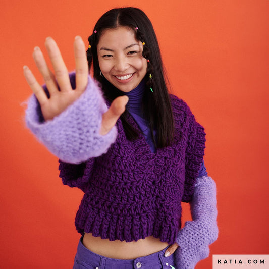 Vest Rosa Haakpakket