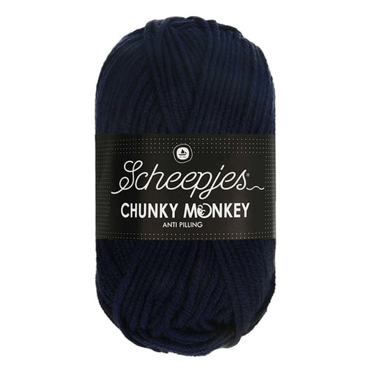 Scheepjes Chunky Monkey breigaren in slate - dikke acrylbreigaren voor warme projecten