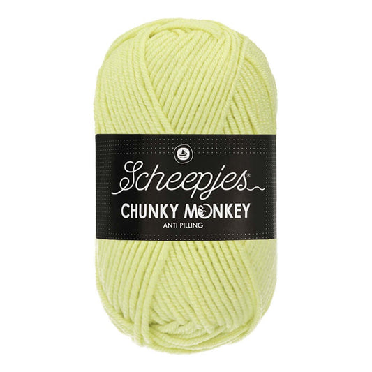 Scheepjes Chunky Monkey breigaren in mint - dikke acrylbreigaren voor warme projecten
