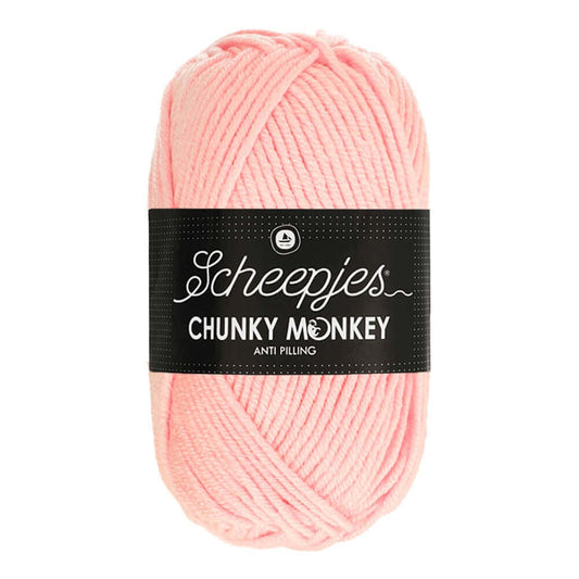 Scheepjes Chunky Monkey breigaren in blush - dikke acrylbreigaren voor warme projecten