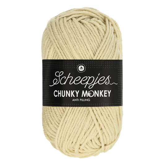 Scheepjes Chunky Monkey breigaren in jasmine - dikke acrylbreigaren voor warme projecten