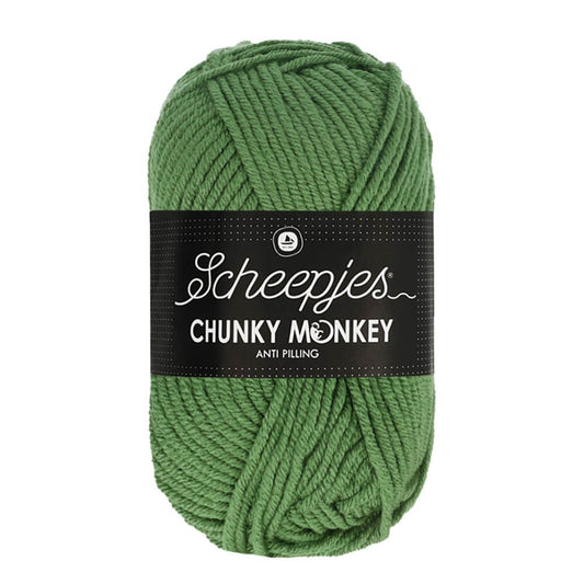 Scheepjes Chunky Monkey breigaren in pickle - dikke acrylbreigaren voor warme projecten
