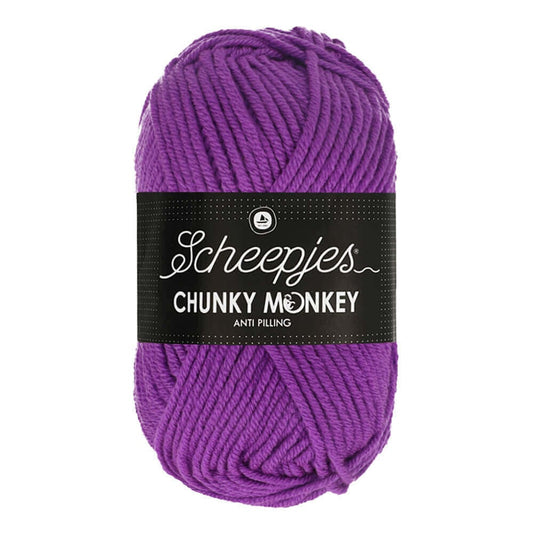 Scheepjes Chunky Monkey breigaren in passion fruit - dikke acrylbreigaren voor warme projecten