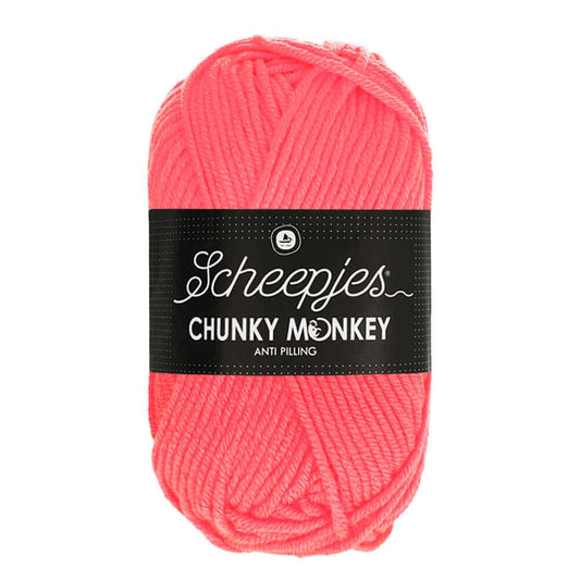 Scheepjes Chunky Monkey breigaren in punch - dikke acrylbreigaren voor warme projecten