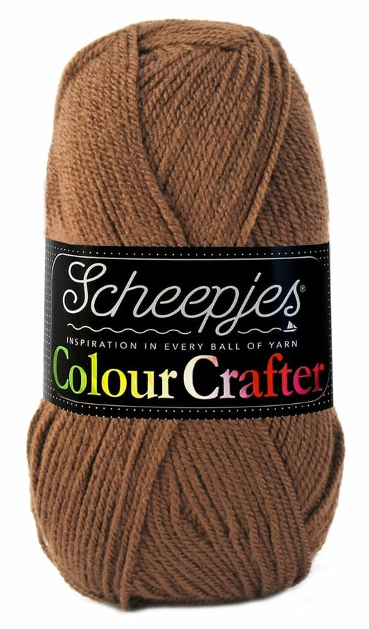 SCHEEPJES Colour Crafter breigaren in kleur 1001 Weert - zijdezacht acryl voor breien en haken