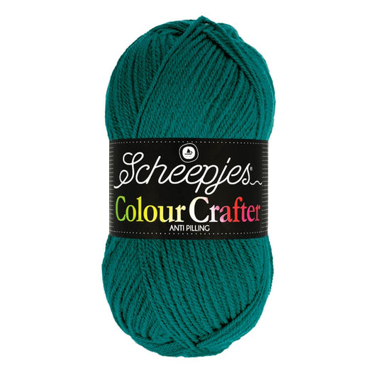 SCHEEPJES Colour Crafter breigaren in kleur 1001 Weert - zijdezacht acryl voor breien en haken