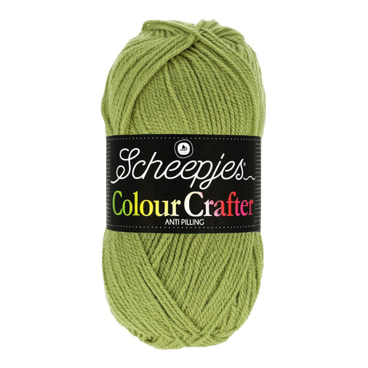 SCHEEPJES Colour Crafter breigaren in kleur 1001 Weert - zijdezacht acryl voor breien en haken