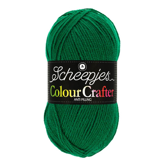 SCHEEPJES Colour Crafter breigaren in kleur 1001 Weert - zijdezacht acryl voor breien en haken