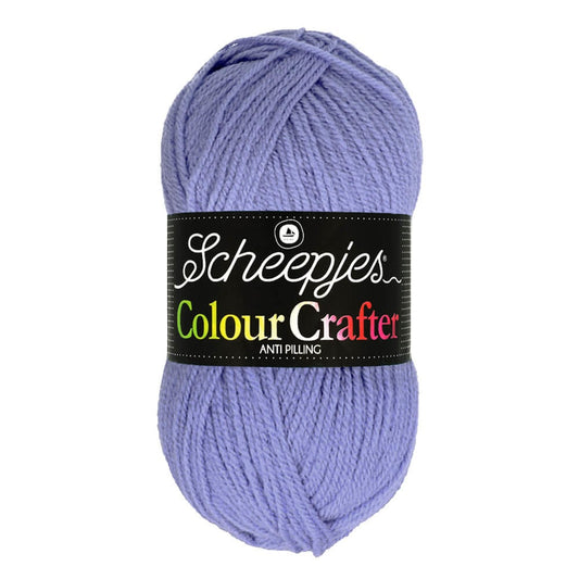 SCHEEPJES Colour Crafter breigaren in kleur 1001 Weert - zijdezacht acryl voor breien en haken