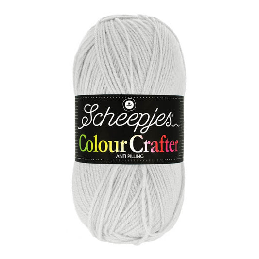 SCHEEPJES Colour Crafter breigaren in kleur 1001 Weert - zijdezacht acryl voor breien en haken