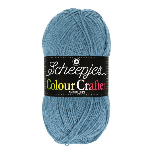 SCHEEPJES Colour Crafter breigaren in kleur 1001 Weert - zijdezacht acryl voor breien en haken