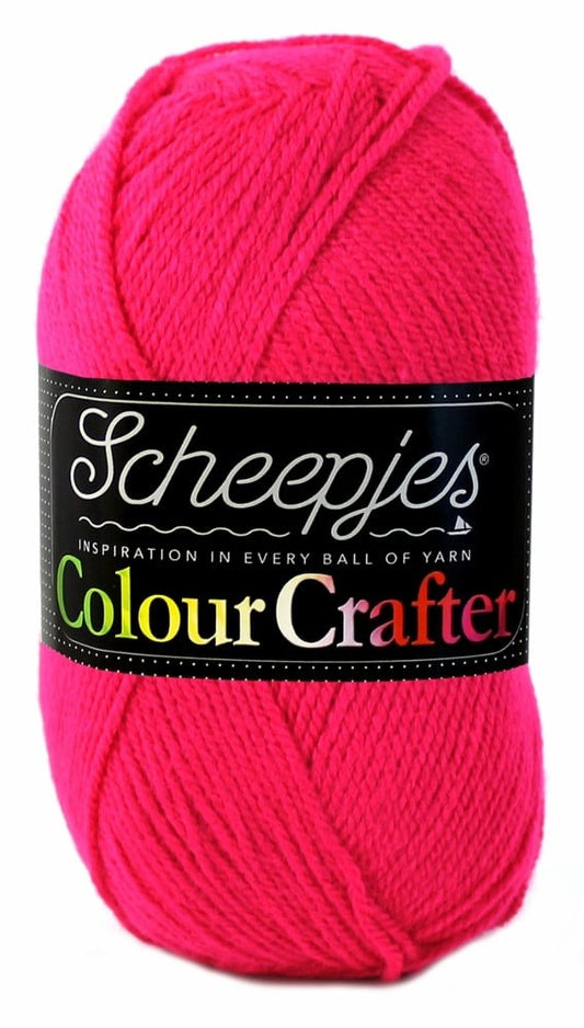 SCHEEPJES Colour Crafter breigaren in kleur 1001 Weert - zijdezacht acryl voor breien en haken