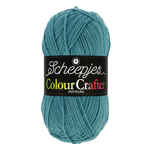 SCHEEPJES Colour Crafter breigaren in kleur 1001 Weert - zijdezacht acryl voor breien en haken