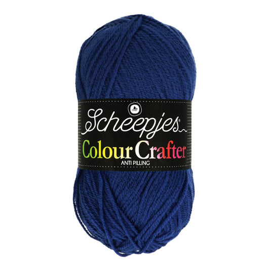 SCHEEPJES Colour Crafter breigaren in kleur 1001 Weert - zijdezacht acryl voor breien en haken