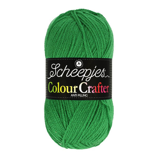 SCHEEPJES Colour Crafter breigaren in kleur 1001 Weert - zijdezacht acryl voor breien en haken