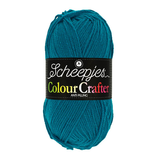 SCHEEPJES Colour Crafter breigaren in kleur 1001 Weert - zijdezacht acryl voor breien en haken