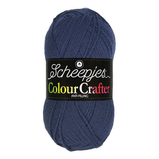 SCHEEPJES Colour Crafter breigaren in kleur 1001 Weert - zijdezacht acryl voor breien en haken