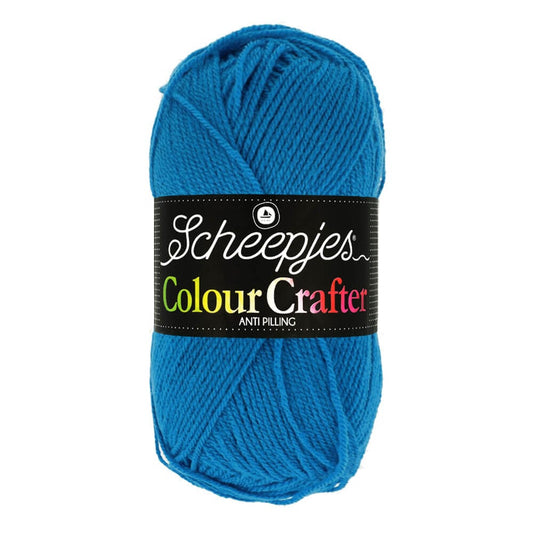 SCHEEPJES Colour Crafter breigaren in kleur 1001 Weert - zijdezacht acryl voor breien en haken