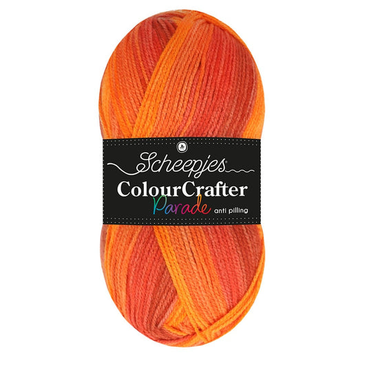 Scheepjes Colour Crafter Parade in Orange Blend â kleurverloopgaren voor breien en haken