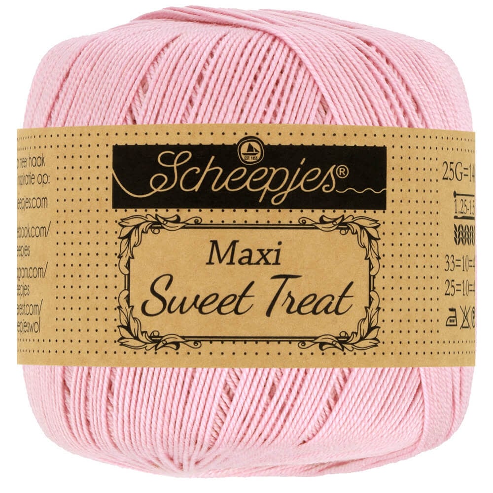 Scheepjes Maxi Sweet Treat in zwart – Fijne katoen voor ajourbreien en haakwerk
