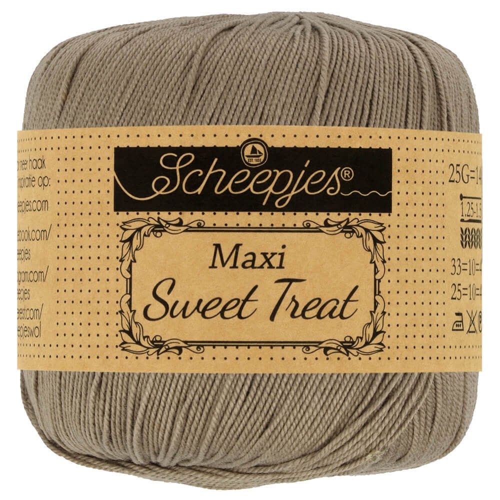 Scheepjes Maxi Sweet Treat in zwart – Fijne katoen voor ajourbreien en haakwerk