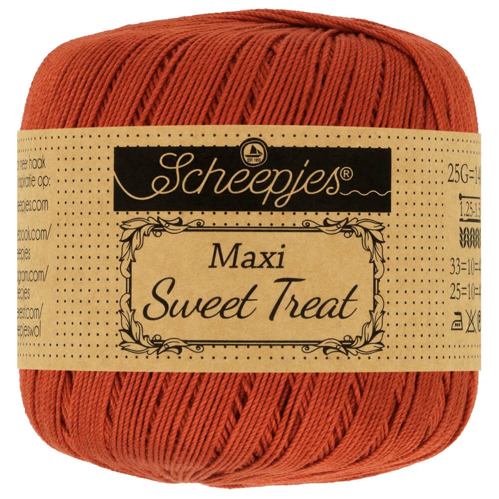 Scheepjes Maxi Sweet Treat in zwart – Fijne katoen voor ajourbreien en haakwerk