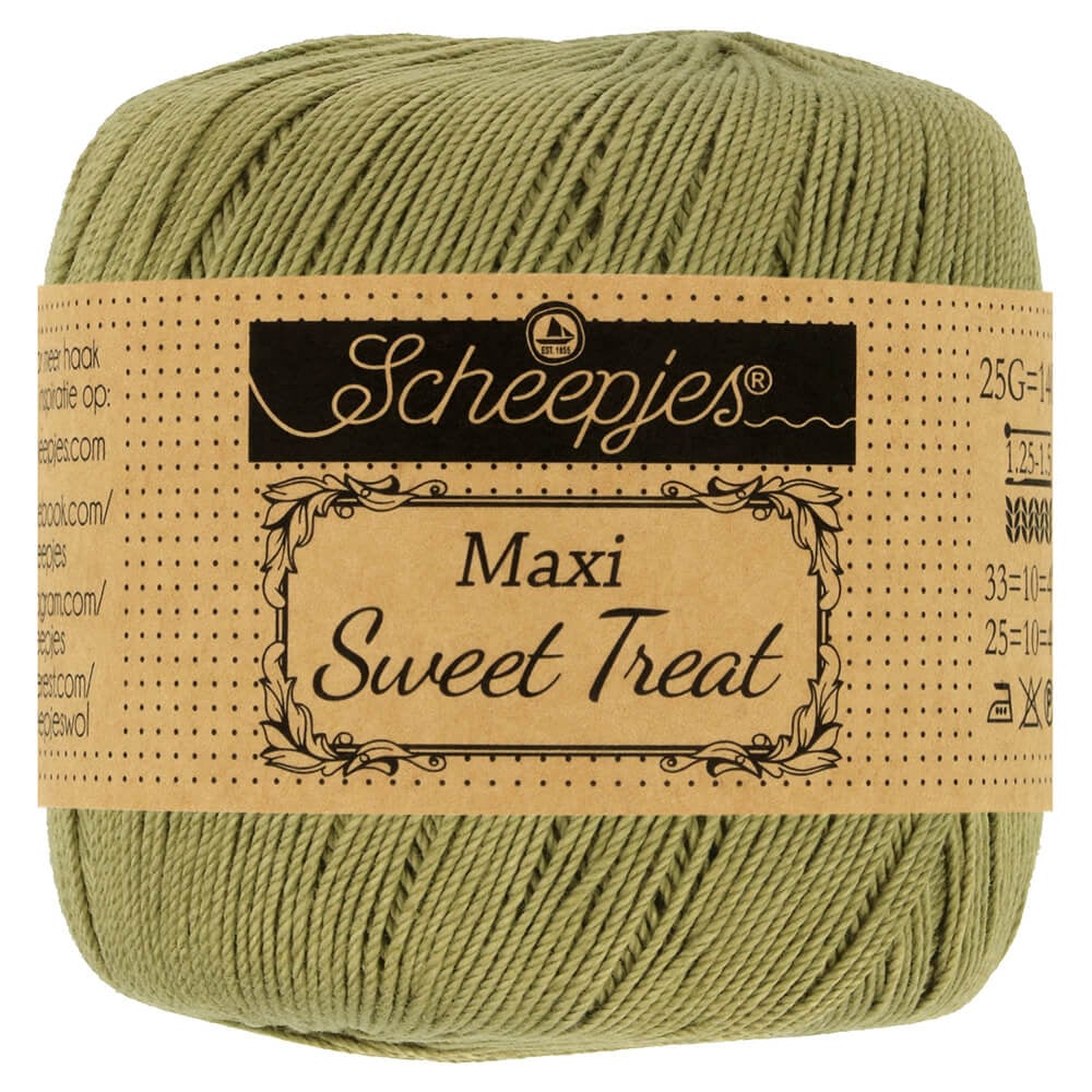 Scheepjes Maxi Sweet Treat in zwart – Fijne katoen voor ajourbreien en haakwerk