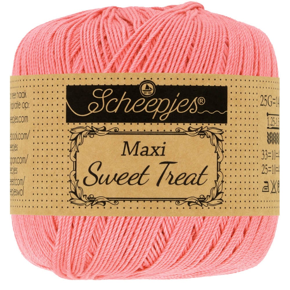 Scheepjes Maxi Sweet Treat in zwart – Fijne katoen voor ajourbreien en haakwerk